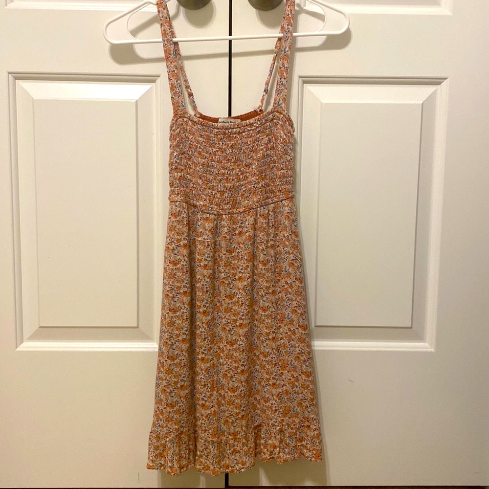 Abercrombie and Fitch Smocked Floral Dress